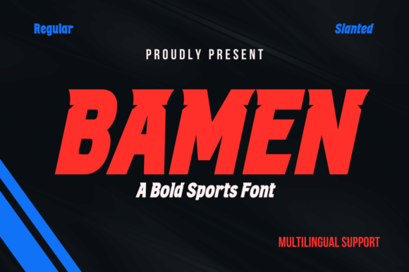 Bamen: The Modern Athletic Sports Font for Dynamic Campaigns