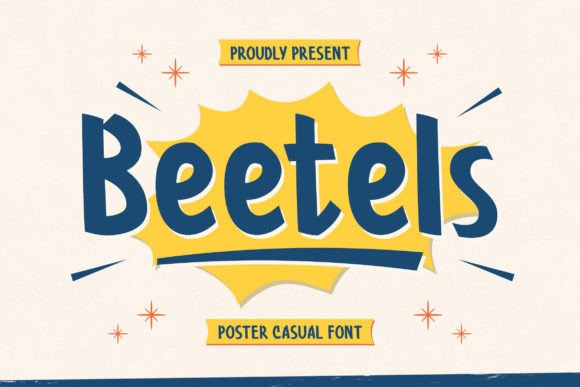 Beetels: The Playful Display Font for Memorable Branding