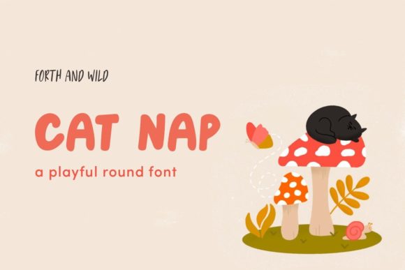 Bring Your Designs to Life with the Cat Nap Font