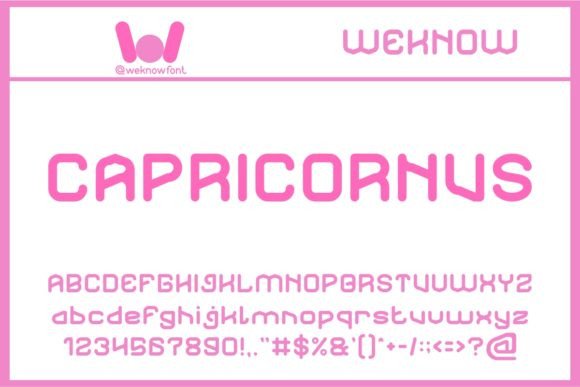 Capricornus: A Techno-Sci-Fi Display Font for Modern Editorial Design