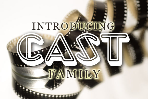Cast Font: A Retro-Styled Display Typeface for Creative Makers