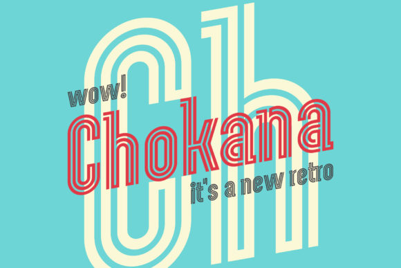 Chokana: A Nostalgic Font for Modern Branding