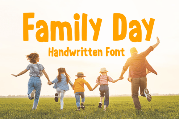 Family Day Display Font for Vibrant Branding and Marketing