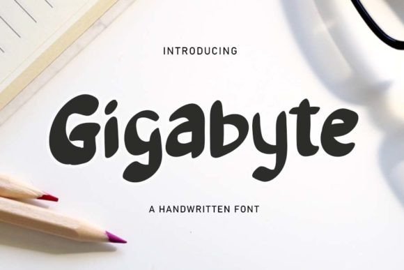 Gigabyte Font for Stylish Branding and Display Needs