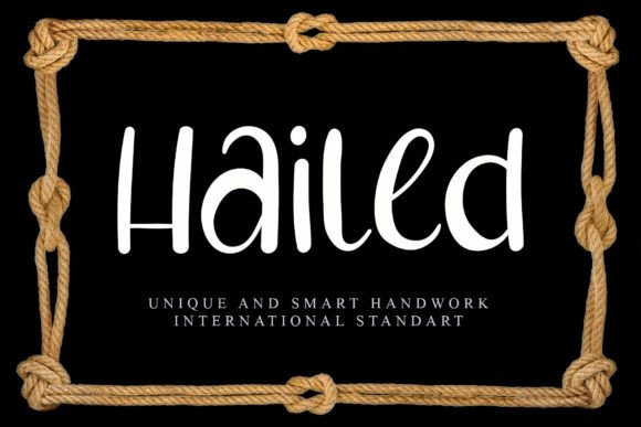 Hailed Font: A Stylish Display Font for Design Projects