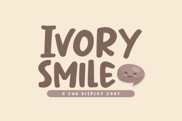 Ivory Smile: The Playful Display Font for Engaging Campaigns