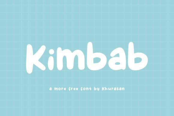 Kimbab: A Modern Display Typeface for Editorial Design