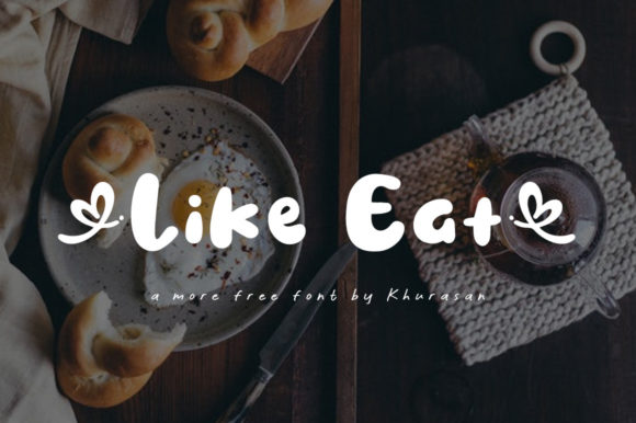 Like Eat: A Modern Display Font for Creative Branding