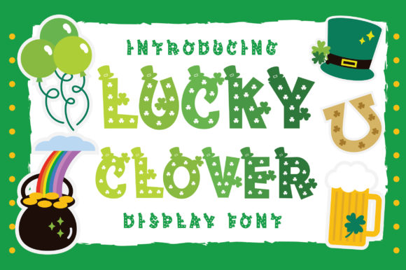 Lucky Clover Font for Professional Branding and Holiday Design