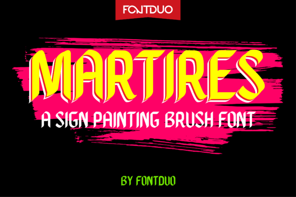 Martires: A Display Font Inspired by Filipino Sign Painting