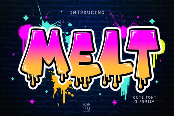 Melt Font: A Stylish Display Type for Creative Projects