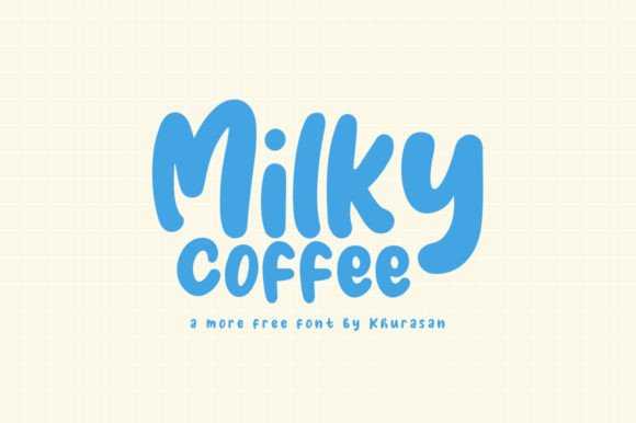 Milky Coffee: A Modern Display Typeface for Creative Makers