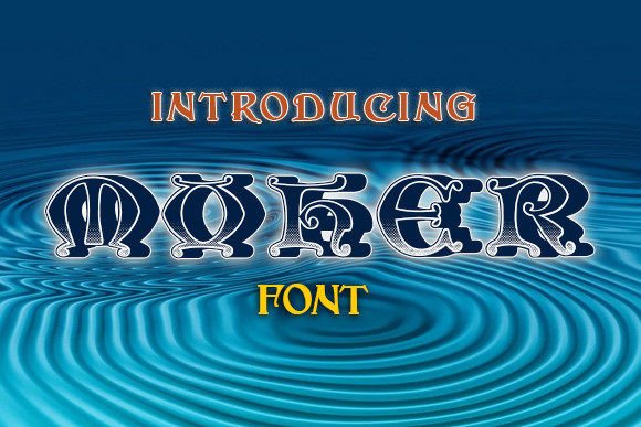 Moher: A Stylish Celtic Display Typeface for Editorial Design