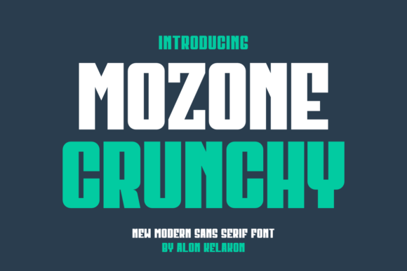 Mozone Crunchy for Modern Web Typography