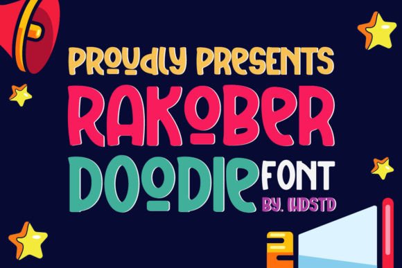 Rakober: A Modern Display Font for Creative Publishing