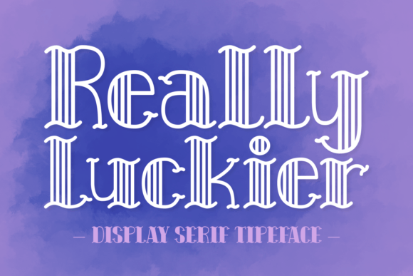 Really Luckier: A Font That Brings Charm to Handmade Creations