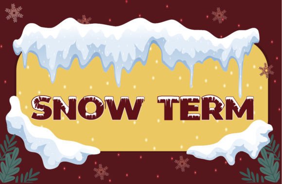 Snow Term: The Premium Display Font for Winter Branding