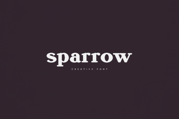 Sparrow: The Elegant Display Font for Editorial Design