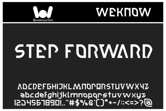 Step Forward: The Techno-Themed Font That Elevates Campaigns