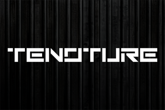 Tenoture: A Modern Display Font for Bold Branding Projects