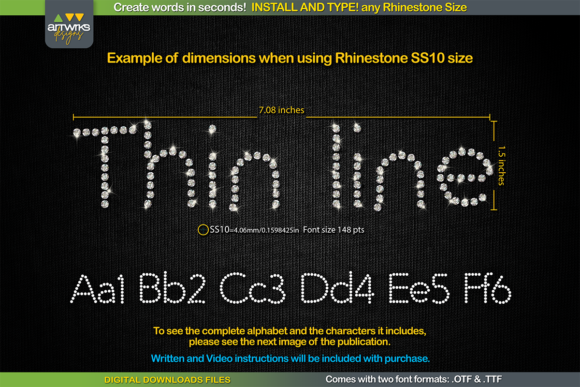 Thin Line Font: A Stylish Display Font for Designers
