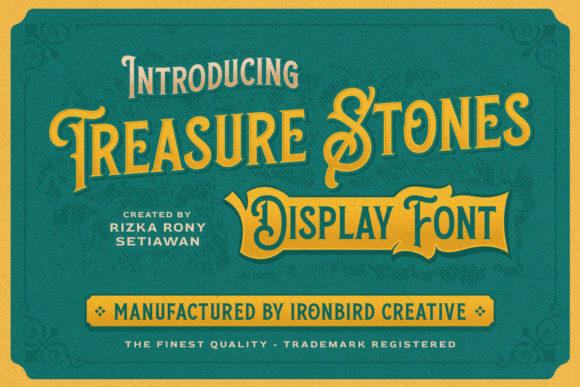 Treasure Stones Font for Polished Branding and Headlines
