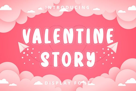 Valentine Story Font for Friendly Branding and Playful Designs