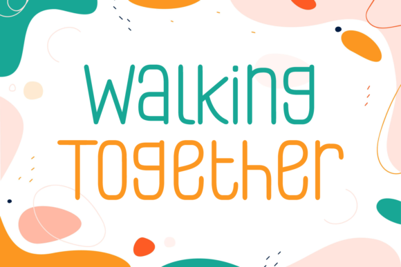Walking Together Font for Modern Web Design Projects